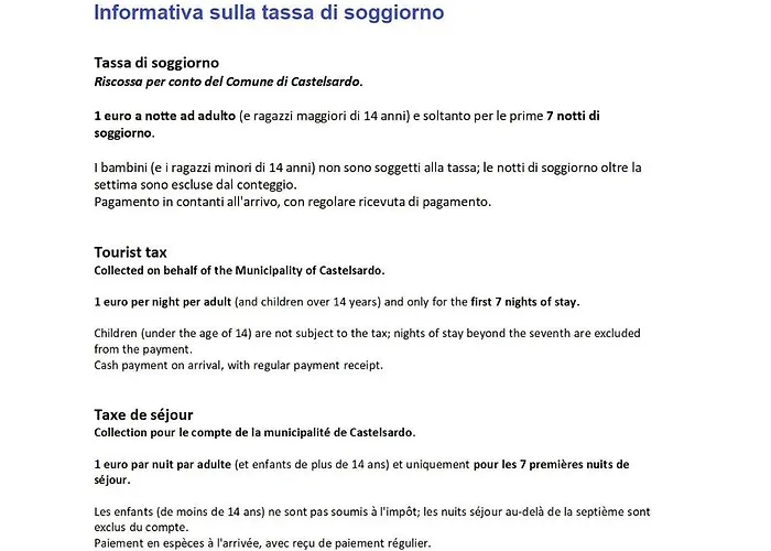 Lubagnu Vacanzemare Appartamento *